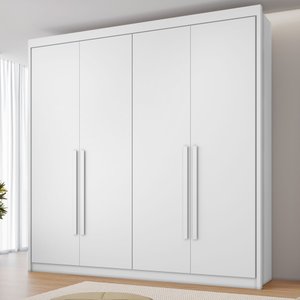 Guarda Roupa Casal 4 Portas 4 Gavetas Bergamo