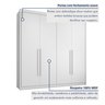 Guarda Roupa Casal MDF 4 Portas 4 Gavetas Bergamo - 9