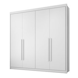 Guarda Roupa Casal MDF 4 Portas 4 Gavetas Bergamo - 3