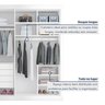 Guarda Roupa Casal 100% MDF 4 Portas e 4 Gavetas Bergamo Branco - 9