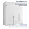 Guarda Roupa Casal 100% MDF 4 Portas e 4 Gavetas Bergamo Branco - 11