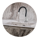 Ver imagem 2 de Torneira Flexivel Gourmet Black Bancada 1/4 de Volta C60:Cromado