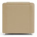 Ver imagem 3 de Poltrona Decorativa Mila Confortável para Sala Recepção Manicure Barbearia Consultório Pés Cromado