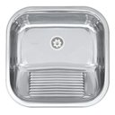 Ver imagem 1 de Tanque de Encaixe Tramontina Hera 23l Inox Polido 40x40cm Cor Inox Polido 94403407