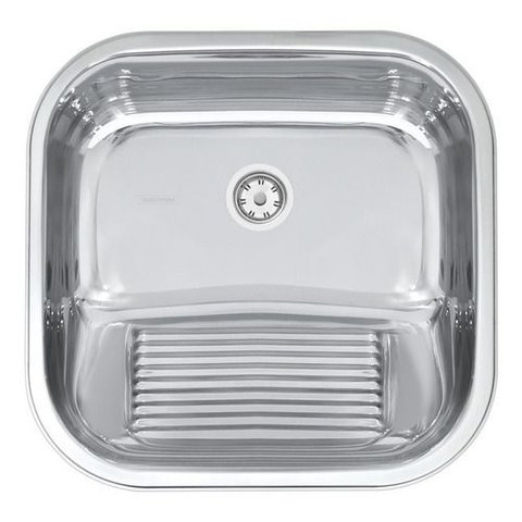Tanque de Encaixe Tramontina Hera 23l Inox Polido 40x40cm Cor Inox Polido 94403407