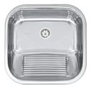 Ver imagem 1 de Tanque de Encaixe Tramontina Hera 23l Inox Polido 40x40cm Cor Inox Polido 94403407