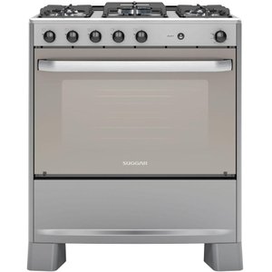 Fogão Suggar Select 5 Queimadores Prata Inox Fgisl510prix Bivolt
