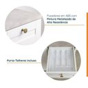 Ver imagem 5 de Cozinha Modulada 6 Peças com Tampo, Portas de Vidro e Balcão para Forno CabeCasa MadeiraOriginals Branco