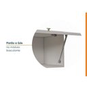 Ver imagem 7 de Cozinha Modulada 6 Peças com Tampo, Portas de Vidro e Balcão para Forno CabeCasa MadeiraOriginals Branco