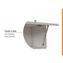 Ver imagem 7 de Cozinha Modulada 6 Peças com Tampo, Portas de Vidro e Balcão para Forno CabeCasa MadeiraOriginals