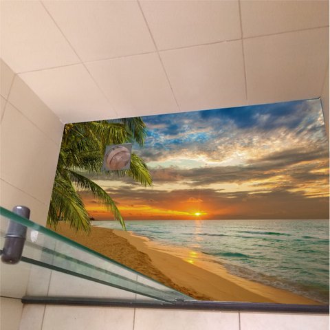 Adesivo de Piso Porcelanato Diversos Modelos Casa Harmonia