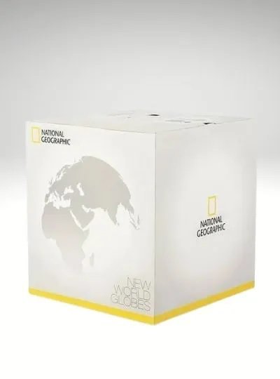 Globo Terrestre Carbon Classic National Geographic iluminado - 30cm Tecnodidattica - 2