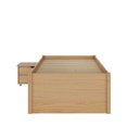 Ver imagem 5 de Cama Solteiro com 3 Gavetas e 1 Mesa de Cabeceira Charme Natural Pine