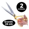 2 Tesoura de Costura Profissional para Alfaiate Tecido 9,5 - 3