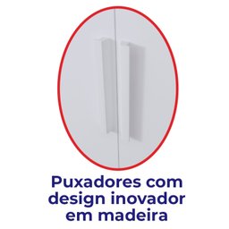 Guarda Roupa Solteiro MDF 4 Portas 8 Gavetas Marselha Plus - 13