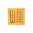 Ver imagem 1 de Porta Utensílios Bambu Cubo 13x8x15cm Jolitex Mek - Natural