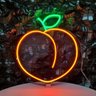 Letreiro Placa Neon Led - Pêssego Hutz - 1