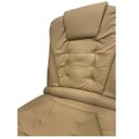 Ver imagem 5 de Cadeira Escritório Presidente Executiva Luxo com Massageador e Descanso de Pernas Retrátil Marrom