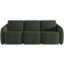 Ver imagem 3 de Sofá Cama para Sala de Estar 4 Lugares 336cm Montserrat K01 Veludo Verde - Lyam Decor