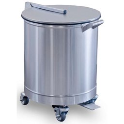 Lixeira em Aço Inox 304 80 Litros Atual Inox Cd-80l - 1