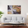 Quadro Decorativo Flor Abstrata Em Canvas 1 Peça - 2