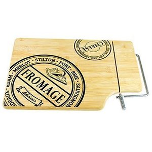 Tábua para Corte de Queijo com Cortador em Aço Inox