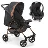 Travel System Galzerano Carrinho de Bebê Romano com Bebê Conforto Cocoon Slim Preto e Cobre - 1