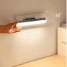 Luminária Lâmpada Prata Recarregável Leitura Emergência Móvel Barra Fixa Luz Led Magnética - 3
