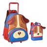 Kit Escolar Clio Pets Cachorrinhos com Mochila de Carrinho e Lancheira Térmica - 1