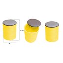 Ver imagem 7 de Kit 3 Puff Baú Banquinho Apoio Para Pés Organizador Porta Objetos BGPLASTICOS BGBP AZUL TURQUESA 018