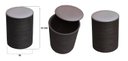 Ver imagem 2 de Kit 3 Puff Baú Banquinho Apoio Para Pés Organizador Porta Objetos BGPLASTICOS BGBP AZUL TURQUESA 018
