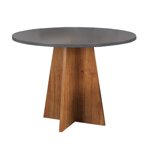 Mesa de Jantar 4 Lugares Redondo Tampo de Mdf Chilli