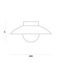 Ver imagem 5 de Plafon Cuia (d)50cm (a)20,5cm 1xe27 Bulbo Max 28w Ip20