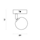 Ver imagem 5 de Luminária Plafon Dusso (d)9cm (a)13cm 1xled Integrado 5w 2700k 300lm Ip20