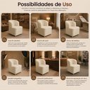 Ver imagem 5 de Poltrona:Organica:Sala Recepção:Confortável Reforçada:Bouclé