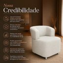 Ver imagem 6 de Poltrona:Organica:Sala Recepção:Confortável Reforçada:Bouclé