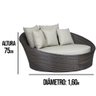 Kit 4 Cadeiras e Mesa, 2 Espreguiçadeiras, 1 Balanço Ninho e 1 Chaise em Alumínio - 4