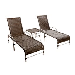 Kit 4 Cadeiras e Mesa, 2 Espreguiçadeiras, 1 Balanço Ninho e 1 Chaise em Alumínio - 8