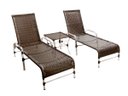 Ver mais imagens de Kit 4 Cadeiras e Mesa, 2 Espreguiçadeiras, 1 Balanço Ninho e 1 Chaise em Alumínio