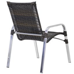 Kit 4 Cadeiras e Mesa, 2 Espreguiçadeiras, 1 Balanço Ninho e 1 Chaise em Alumínio - 10