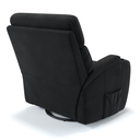 Ver imagem 3 de Poltrona do Papai Reclinável em Tecido Suede Cor Preto Elétrica - Modelo Imperial