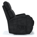 Ver imagem 4 de Poltrona do Papai Reclinável em Tecido Suede Cor Preto Elétrica - Modelo Imperial