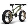 Bicicleta 20 GTS M1 Freio Hidráulico 7V Shimano Fat Boy Force GTSM1 Verde - 3