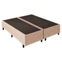 Ver imagem 4 de Cama Box Queen com Colchão Molas (158x198x72) Império Gazin Cr35392 Areia/bege