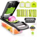 Ver imagem 7 de Kit 2 Cortadores de Alimentos Multifuncional 9 em 1