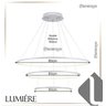 PENDENTE 3 RINGS ROSE LUMIERE GYN LM-PD-1020 - 2