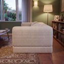 Ver imagem 7 de Sofá Cama Cotton 1,50m Xpand Tech Tecido Velourê Bege Cama Inbox