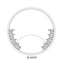 Ver imagem 3 de Luminária Plafon Milenium Integrado 19w 3000k 1425lm Ip20 Bella Iluminação