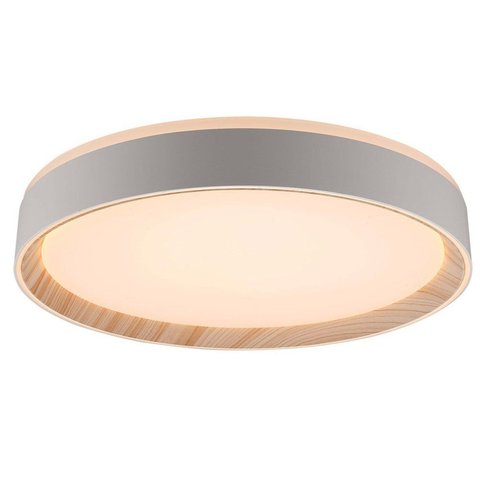 Luminária Plafon Chamfer (d)40cm (a)7,5cm 1xled Integrado 24w 3000k 1400lm Ip20