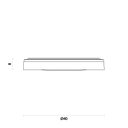 Ver imagem 3 de Luminária Plafon Chamfer (d)40cm (a)7,5cm 1xled Integrado 24w 3000k 1400lm Ip20